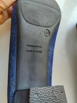 Zapato tacón bajo mujer María Jaen T.40 