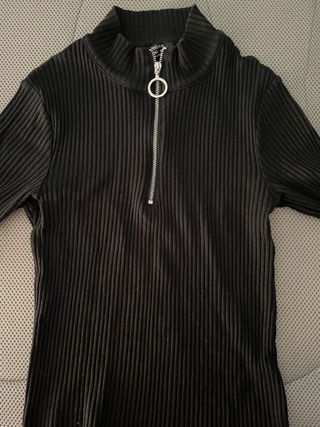 Camiseta Ceñida de Bershka
