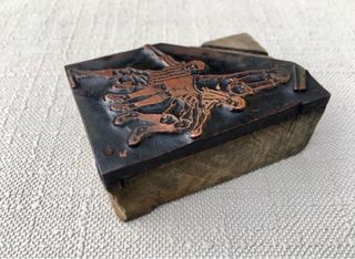 Sello imprenta deportiva futbol