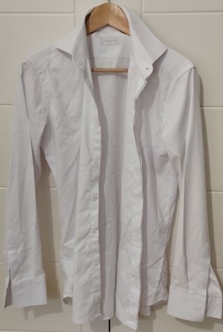 Camisa blanca de traje Charmant talla M