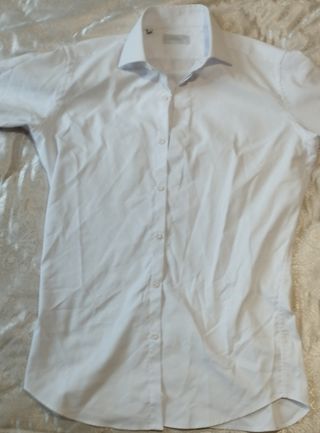 Camisa blanca de traje Charmant talla M