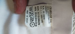 Camisa blanca de traje Charmant talla M