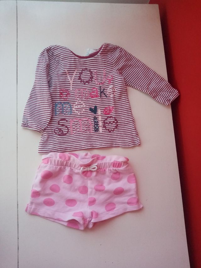 Camiseta y short