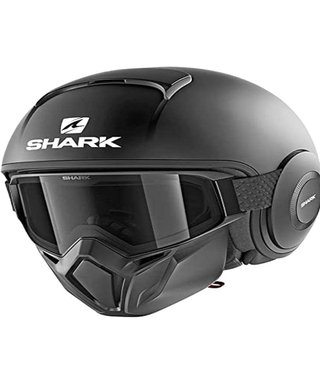SHARK Street Drak Casco de Moto Nero Opaco, L