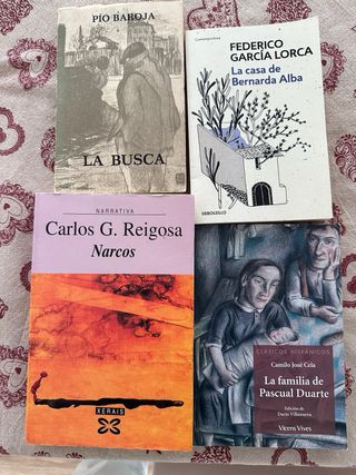 4 libros lectura 4 ESO o BACHILLER
