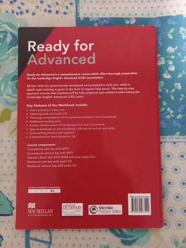 Ready For advanced. Macmillan workbook