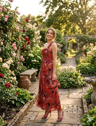 Vestido de fiesta Mango