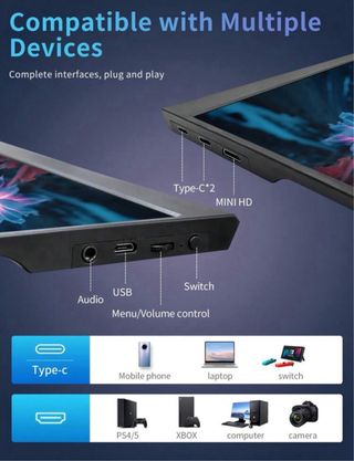 Monitor portatil 14.0 Ultra Delgado