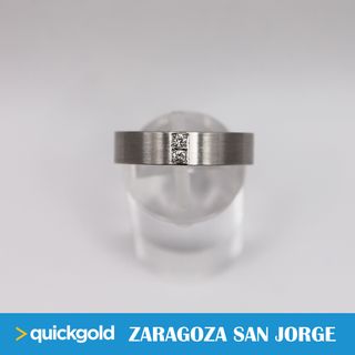 P19831SNJC ANILLO ORO BLANCO CON DIAMANTES