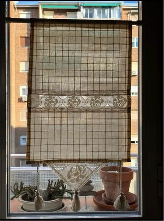 Due tende da bistrot in vetro senza trapano