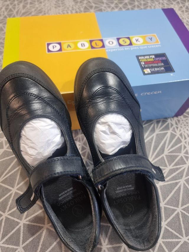 Zapatos colegial niña talla 35 PABLOSKI