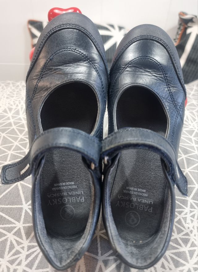 Zapatos colegial niña talla 35 PABLOSKI