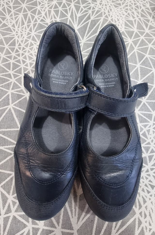 Zapatos colegial niña talla 35 PABLOSKI