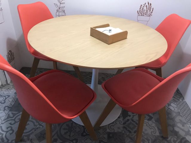Juego de 4 Sillas de comedor Maison du monde
