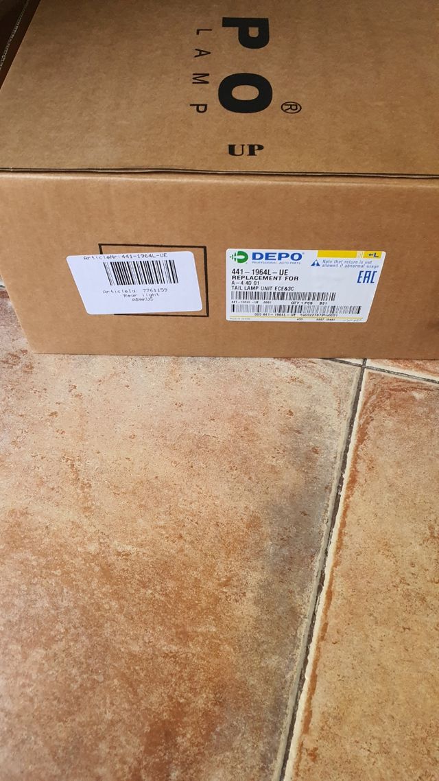 Piloto trasero audi a4 b6