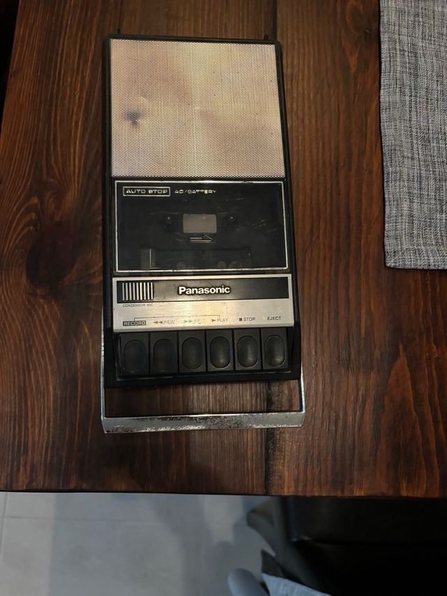 radio cassette panasonic vintage