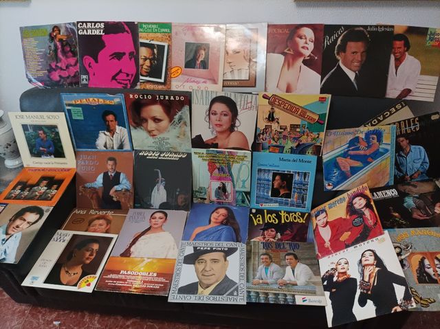 Discos de vinilo.