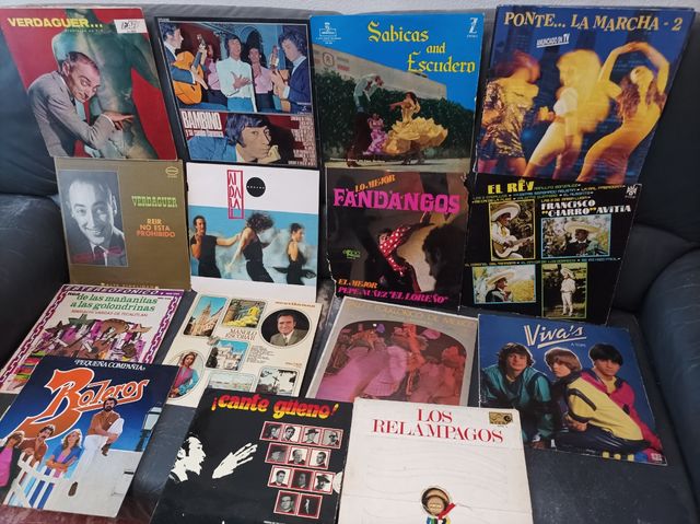 Discos de vinilo.
