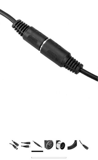 Cable MIDI 5 Pines macho-hembra 1m