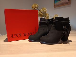 Botas bajas de ante Alta Moda