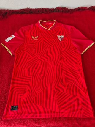 Camiseta Sevilla 22/23 Match Worn Debut de Sow 4 