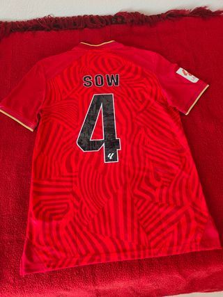 Camiseta Sevilla 22/23 Match Worn Debut de Sow 4 