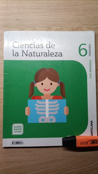 Libro naturaleS 6 primaria ISBN 978-84-680-4974-8