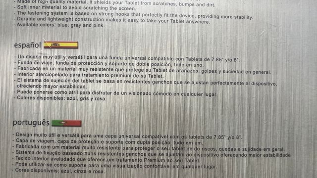 Funda universal CTTB 80 - 7.85 y 8 WOXTER