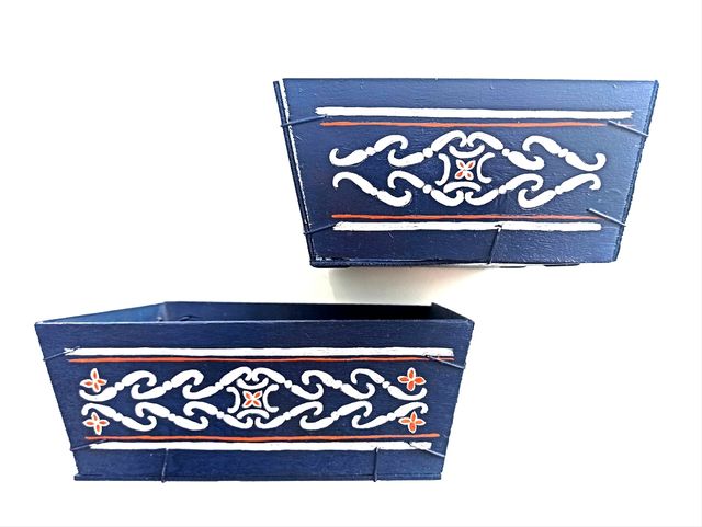 Lote dos cajas decoradas