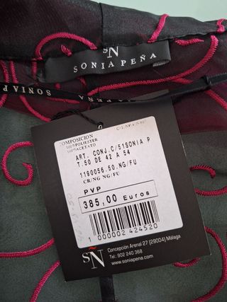 Conjunto SONIA PEÑA T-50 !! A Estrenar
