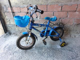 Bicicleta con ruedines