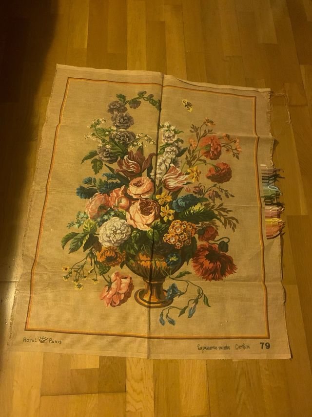 Preciosa tela para bordar