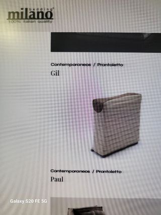Funda y cenefa cama 90 Italia Milano 