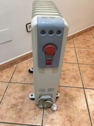 Calefactor de aceite con ruedas