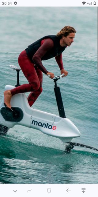 Bici acuática  eléctrica