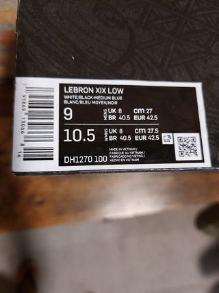 Bambas basket Nike LEBRON XIX