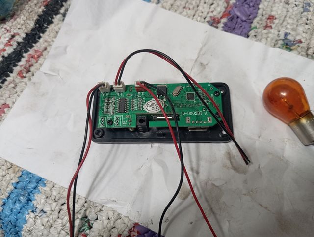 mini radio coche 12v