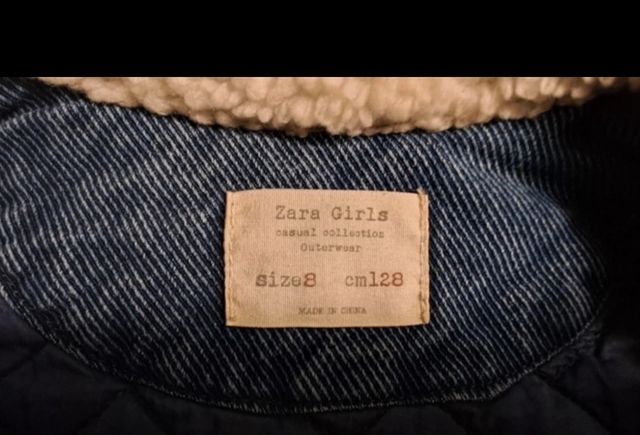 Giubbotto jeans bimba