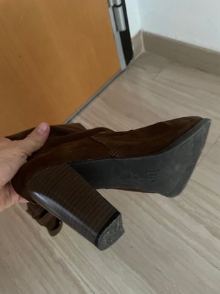 Botas altas de Ante marrón - mujer