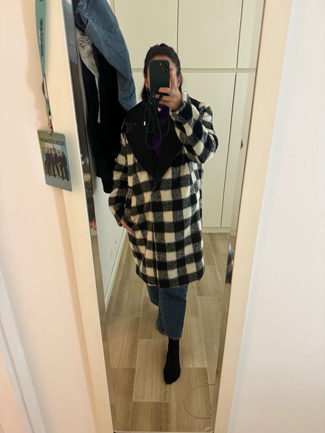 Cappotto a quadri ONLY