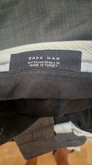 Traje completo gris Zara