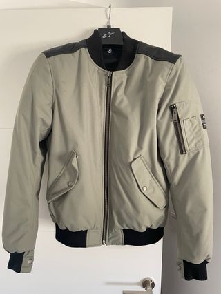 CHAQUETA MOTO HELSTONS HOWARD GREY TALLA M