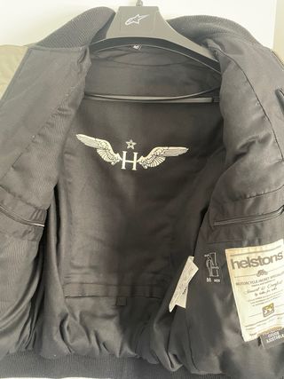 CHAQUETA MOTO HELSTONS HOWARD GREY TALLA M