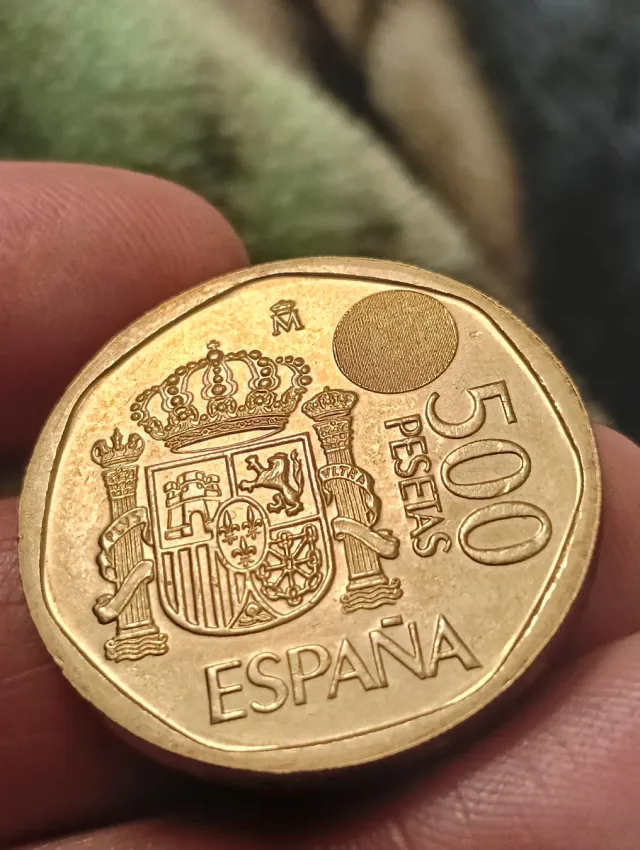 500 pesetas 2001. Sin Circular