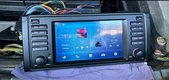 Rádio Android 13 BMW E39/X5 (Novo)