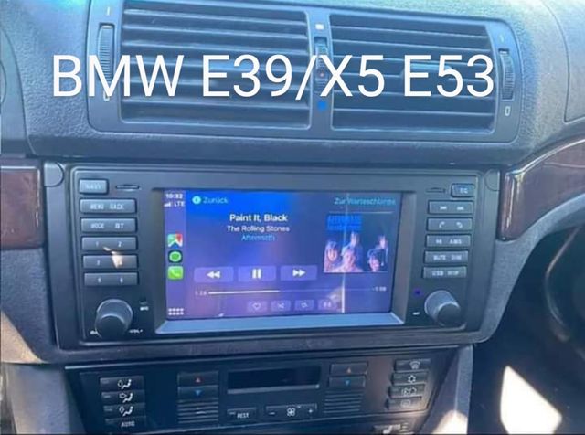 Rádio Android 13 BMW E39/X5 (Novo)
