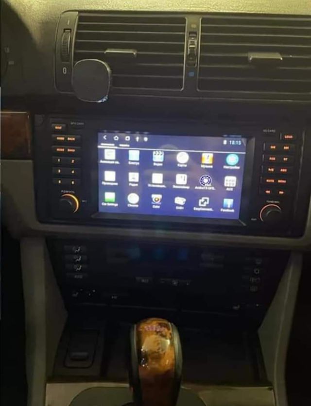 Rádio Android 13 BMW E39/X5 (Novo)