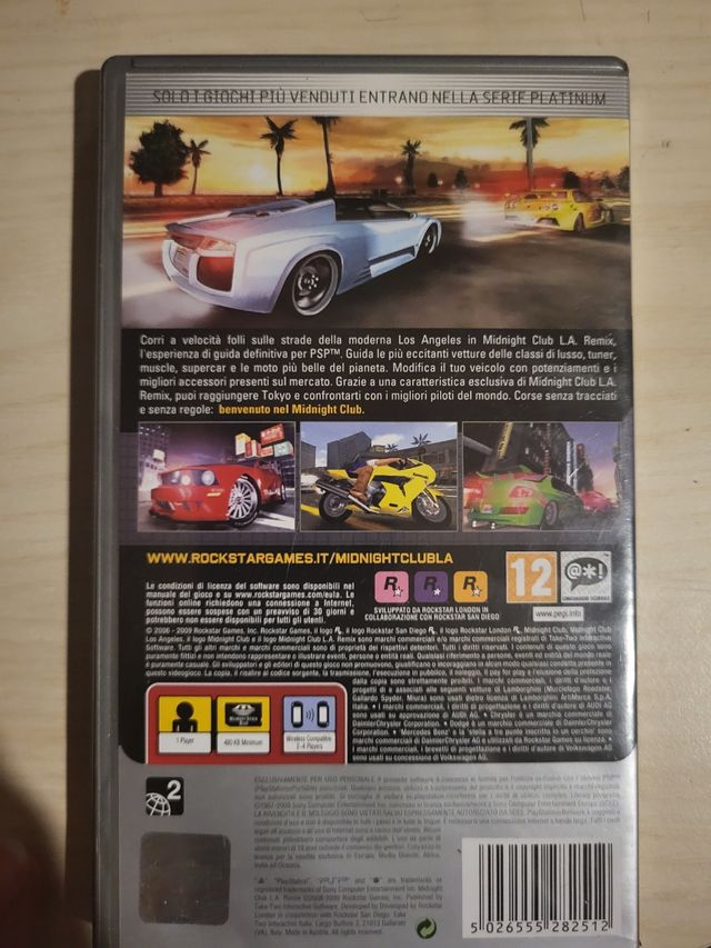 Midnight L.A. club PSP