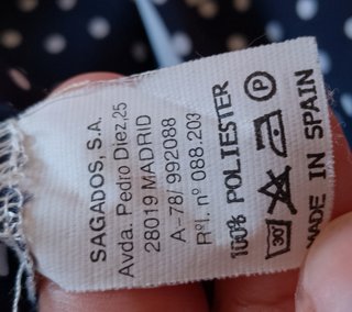Blusa estampada, mirar medidas