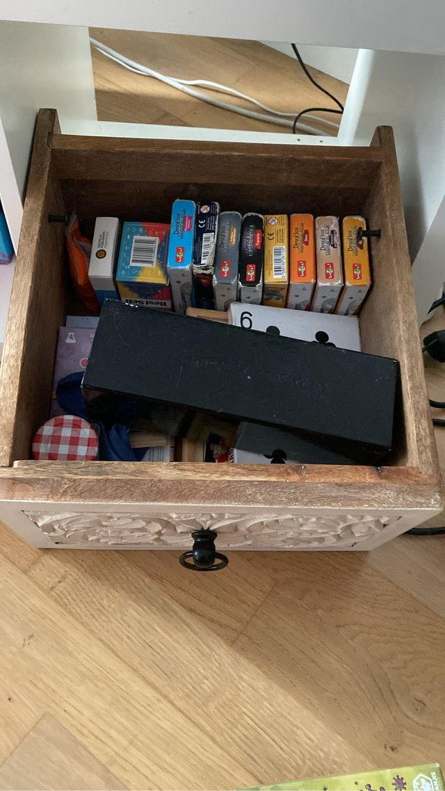 Cajon madera roble maciza